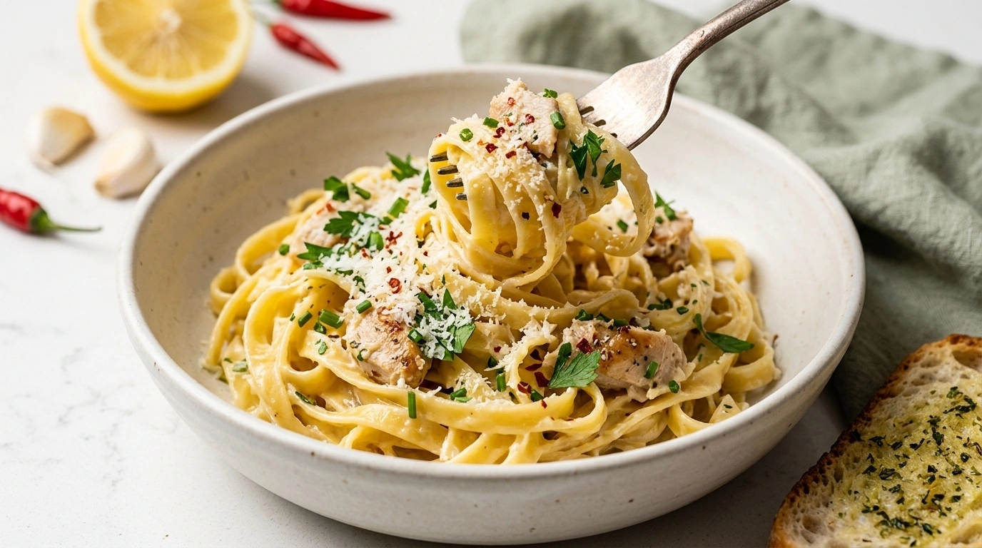Pasta med tonfisk, citron och persilja – 15-minuters vardagsräddare - traditionellt Italien Middag recept, perfekt till vardagsmiddag